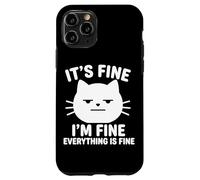 C'est Bon, Je Vais Bien, Tout va Bien, Cat, Funny Saying Kitty Coque pour iPhone 11 Pro