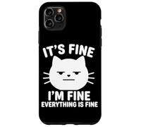 C'est Bon, Je Vais Bien, Tout va Bien, Cat, Funny Saying Kitty Coque pour iPhone 11 Pro Max