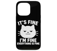 C'est Bon, Je Vais Bien, Tout va Bien, Cat, Funny Saying Kitty Coque pour iPhone 13 Pro