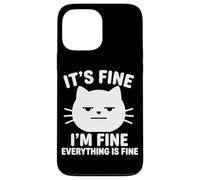 C'est Bon, Je Vais Bien, Tout va Bien, Cat, Funny Saying Kitty Coque pour iPhone 13 Pro Max