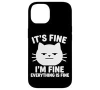 C'est Bon, Je Vais Bien, Tout va Bien, Cat, Funny Saying Kitty Coque pour iPhone 14