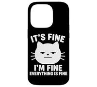 C'est Bon, Je Vais Bien, Tout va Bien, Cat, Funny Saying Kitty Coque pour iPhone 14 Pro