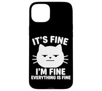 C'est Bon, Je Vais Bien, Tout va Bien, Cat, Funny Saying Kitty Coque pour iPhone 15 Plus