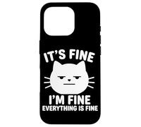 C'est Bon, Je Vais Bien, Tout va Bien, Cat, Funny Saying Kitty Coque pour iPhone 16 Pro
