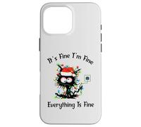 C'est Bon, Je Vais Bien, Tout va Bien, Chat drôle, Noël Coque pour iPhone 16 Pro Max