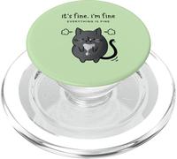 C'est Bon, Je Vais Bien, Tout va Bien. Chat drôle. PopSockets PopGrip pour MagSafe
