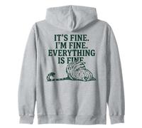 C'est Bon, Je Vais Bien, Tout va Bien, Chat et Serpent drôle Sweat à Capuche