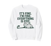 C'est Bon, Je Vais Bien, Tout va Bien, Chat et Serpent drôle Sweatshirt