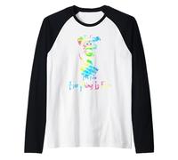 C'est Bon, Je Vais Bien, Tout va Bien, Chien, Maman, Papa, Amoureux, tie Dye Manche Raglan
