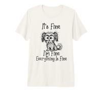 C'est Bon, Je Vais Bien, Tout va Bien, Chien Shih Tzu drôle T-Shirt Haut de Gamme