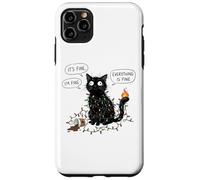C'est Bon, Je Vais Bien, Tout va Bien, Christmas Funny Cat Coque pour iPhone 11 Pro Max