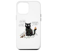 C'est Bon, Je Vais Bien, Tout va Bien, Christmas Funny Cat Coque pour iPhone 12 Pro Max