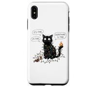 C'est Bon, Je Vais Bien, Tout va Bien, Christmas Funny Cat Coque pour iPhone XS Max
