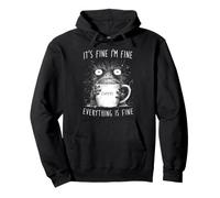 C'est Bon, Je Vais Bien, Tout va Bien, Coffee Frog Sarcastic Sweat à Capuche