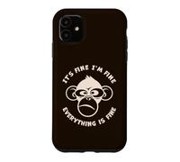 C'est Bon, Je Vais Bien, Tout va Bien, drôle, Singe Fou Coque pour iPhone 11