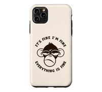 C'est Bon, Je Vais Bien, Tout va Bien, drôle, Singe Fou Coque pour iPhone 11 Pro Max