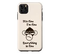 C'est Bon, Je Vais Bien, Tout va Bien, drôle, Singe Fou Coque pour iPhone 11 Pro Max