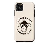 C'est Bon, Je Vais Bien, Tout va Bien, drôle, Singe Fou Coque pour iPhone 11 Pro Max