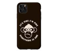 C'est Bon, Je Vais Bien, Tout va Bien, drôle, Singe Fou Coque pour iPhone 11 Pro Max