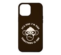 C'est Bon, Je Vais Bien, Tout va Bien, drôle, Singe Fou Coque pour iPhone 12 Pro Max