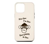 C'est Bon, Je Vais Bien, Tout va Bien, drôle, Singe Fou Coque pour iPhone 12 Pro Max