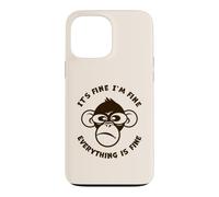C'est Bon, Je Vais Bien, Tout va Bien, drôle, Singe Fou Coque pour iPhone 13 Pro Max