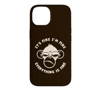 C'est Bon, Je Vais Bien, Tout va Bien, drôle, Singe Fou Coque pour iPhone 14