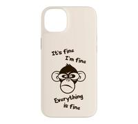 C'est Bon, Je Vais Bien, Tout va Bien, drôle, Singe Fou Coque pour iPhone 14 Plus