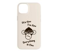C'est Bon, Je Vais Bien, Tout va Bien, drôle, Singe Fou Coque pour iPhone 14 Plus