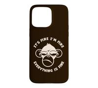 C'est Bon, Je Vais Bien, Tout va Bien, drôle, Singe Fou Coque pour iPhone 15 Pro Max