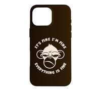 C'est Bon, Je Vais Bien, Tout va Bien, drôle, Singe Fou Coque pour iPhone 16 Pro Max