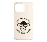 C'est Bon, Je Vais Bien, Tout va Bien, drôle, Singe Fou Coque pour iPhone 16 Pro Max