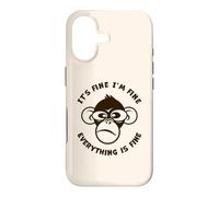 C'est Bon, Je Vais Bien, Tout va Bien, drôle, Singe Fou Coque pour iPhone 17