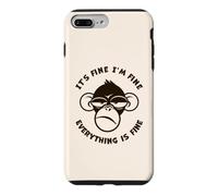C'est Bon, Je Vais Bien, Tout va Bien, drôle, Singe Fou Coque pour iPhone 7 Plus/8 Plus