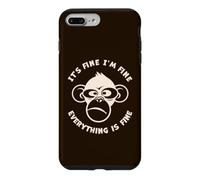 C'est Bon, Je Vais Bien, Tout va Bien, drôle, Singe Fou Coque pour iPhone 7 Plus/8 Plus