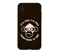 C'est Bon, Je Vais Bien, Tout va Bien, drôle, Singe Fou Coque pour iPhone XS Max