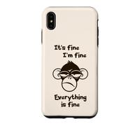 C'est Bon, Je Vais Bien, Tout va Bien, drôle, Singe Fou Coque pour iPhone XS Max