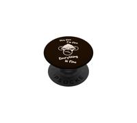 C'est Bon, Je Vais Bien, Tout va Bien, drôle, Singe Fou PopSockets PopGrip Adhésif