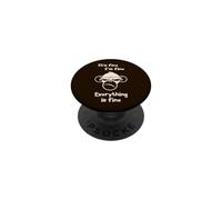 C'est Bon, Je Vais Bien, Tout va Bien, drôle, Singe Fou PopSockets PopGrip Adhésif