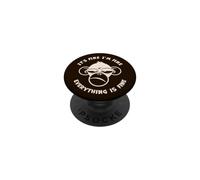 C'est Bon, Je Vais Bien, Tout va Bien, drôle, Singe Fou PopSockets PopGrip Adhésif