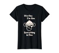 C'est Bon, Je Vais Bien, Tout va Bien, drôle, Singe Fou T-Shirt Graphique avec Valeur