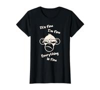 C'est Bon, Je Vais Bien, Tout va Bien, drôle, Singe Fou T-Shirt Graphique avec Valeur