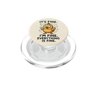 C'est Bon, Je Vais Bien, Tout va Bien, Funny Chicken Meme PopSockets PopGrip pour MagSafe