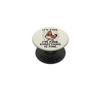 C'est Bon, Je Vais Bien, Tout va Bien, Funny Meme Chicken PopSockets PopGrip Adhésif