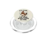 C'est Bon, Je Vais Bien, Tout va Bien, Funny Meme Chicken PopSockets PopGrip pour MagSafe