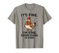 C'est Bon, Je Vais Bien, Tout va Bien, Funny Meme Chicken T-Shirt