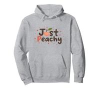 C'est Bon, Je Vais Bien, Tout va Bien, Juste Peachy Sweat à Capuche, Unisexe pour Adultes, Gris Chiné, S