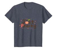 C'est Bon, Je Vais Bien, Tout va Bien, Juste Peachy T-Shirt, Enfant, Bleu Chiné, 4 Ans