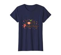 C'est Bon, Je Vais Bien, Tout va Bien, Juste Peachy T-Shirt, Femme, Bleu Marine, S