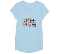 C'est Bon, Je Vais Bien, Tout va Bien, Juste Peachy T-Shirt, Fille, Bleu Céleste, S